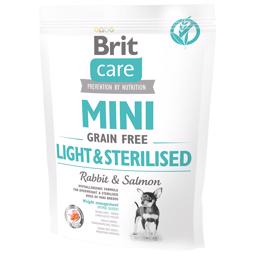 Brit Care Hundefoder MINI Light & Sterilised Kanin & Laks 400g - NEDSAT VARER