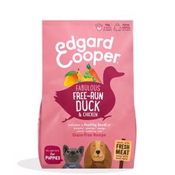 Edgard Cooper Fabulous Free-Run Duck & Chicken Kornfrit Luksus Foder Junior 2,5 Kg - NEDSAT VARER
