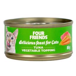Four Friends Vådfoder Til Kat med Tun & Gulerødder 85g