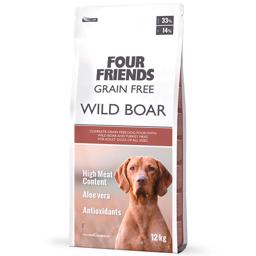 Four Friends Grain Free Tørfoder til Hunden Wild Boar 12 Kg