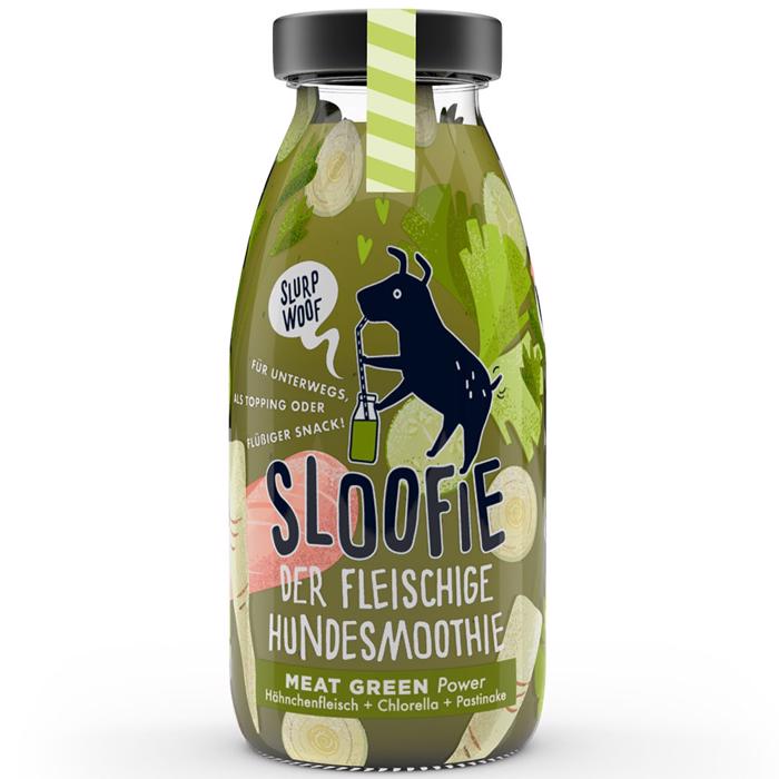 Sloofie Hunde Smoothie Meat Green Power 250ml
