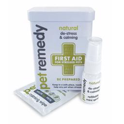Pet Remedy First Aid Tin Dåse med 6 Calming Wipes & 15 ml Calming Spray