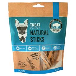 TreatEaters Naturlige Sticks Til Hunde Af Bøffel 125 gram