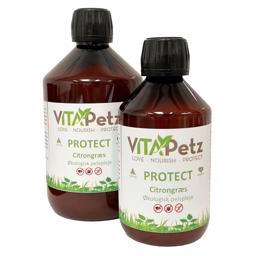 VitaPetz Loppe og Flåt Forebyggelse Til Hunden Protect med Citrongræs