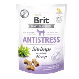 Brit Functional Snack Antistress Shrimps og Hemp STORKØB 10 POSER af 150g