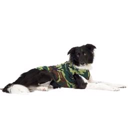 GoldPaw Hunde Fleece Stretch Pullover Camouflage