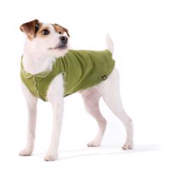 GoldPaw Hunde Fleece Stretch Pullover Moss Green