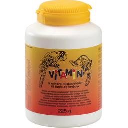Diafarm Vitamin og Mineral Fodertilskud til Fugle og Krybdyr 225g