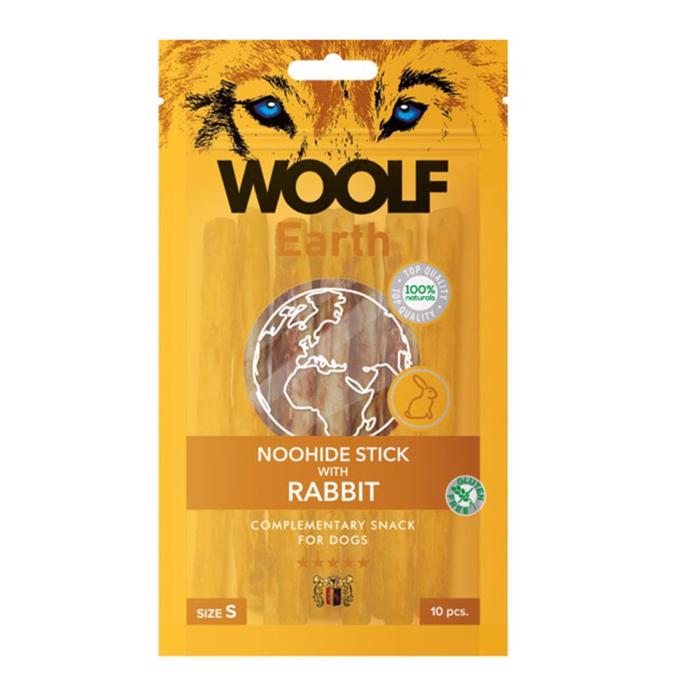 Woolf Earth NooHide Sticks Kanin Naturlige Tyggeben SMALL 10stk