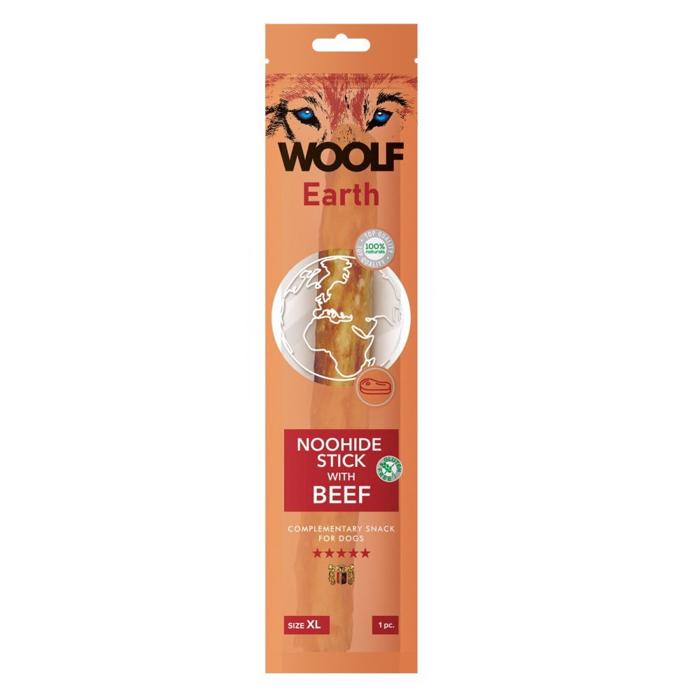 Woolf Earth NooHide Sticks Beef Naturlige Tyggeben XLARGE 1stk