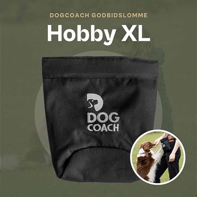 DogCoach Godbidslomme Hobby XL Regular Black Sisu