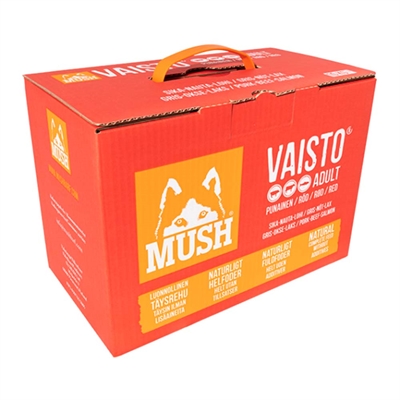 MUSH Barf Frossen Råfoder Vaisto Rød 10 Kg