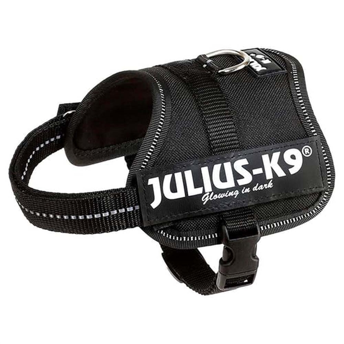 Julius K9 Power Hunde Sele farve i Sort str. Baby1
