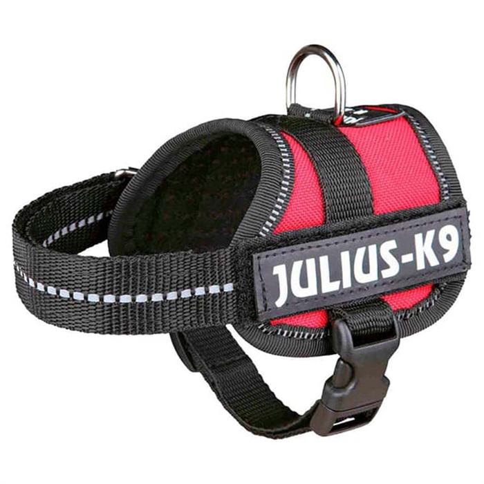 Julius K9 Power Hunde Sele farve i Rød str. Baby2
