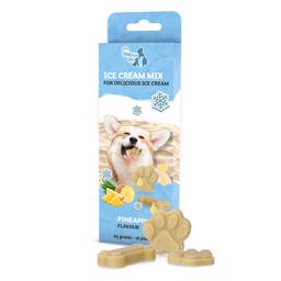 CoolPets Ice Cream Hundeis Mix med Ananas