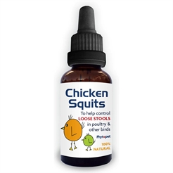 Chicken Squits 100% Naturlig Urteblanding Til Fjerkræ & Fugle 50ml - DATOVARER