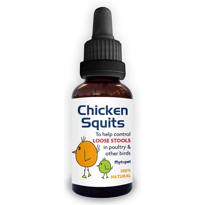 Chicken Squits 100% Naturlig Urteblanding Til Fjerkræ & Fugle 50ml - DATOVARER