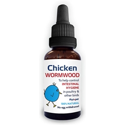Chicken Wormwood 100% Naturlig Urteblanding Til Fjerkræ & Fugle 50ml