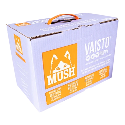 MUSH Barf Frossen Råfoder Vaisto Puppy Lyslilla 10 Kg