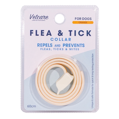 Vetcare Flea & Tick Halsbånd Til Hund ORANGE