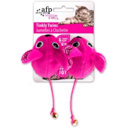All For Paws Kattelegetøj Tinkly Twins PINK