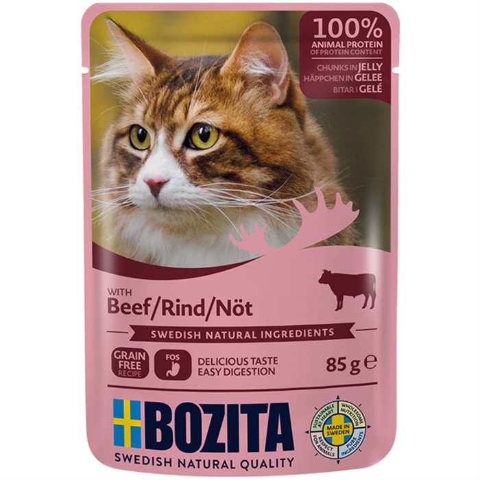 Bozita Feline Bidder i Gelé Oksekød 85g