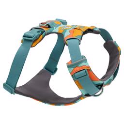 Ruffwear Front Range Sele Spring Mountains Blågul Camouflage