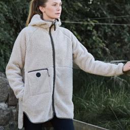 Jacson Nora Teddy Microfleece Jakke Dejlig Tyk & Vamset Beige