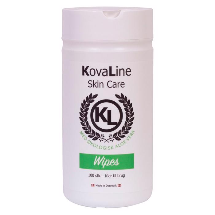 KovaLine Wipes med Aloe Vera Vådservietter Klar til Brug 100 stk
