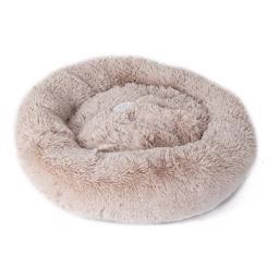 Fluffy Donut Hundeseng Den Originale Med Ægte Putteværdi Sand