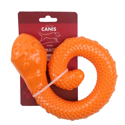 Active Canis Round Snack Snake Legetøj & Aktivitet Til Hunden ORANGE