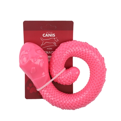 Active Canis Round Snack Snake Legetøj & Aktivitet Til Hunden LYSERØD