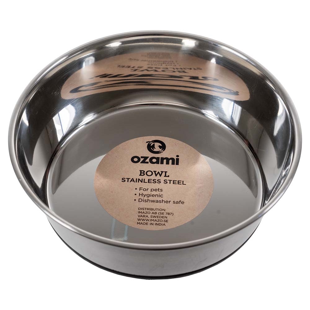 Ozami Hundeskål I Rustfri Stål Skridsikker Tung