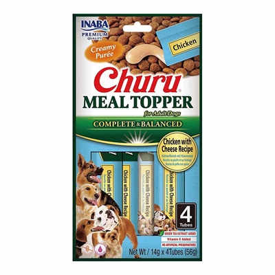 Inaba Churu Meal Topper Snack til Tørfoderet Kylling & Ost 4 Stk - DEC DATOVARER