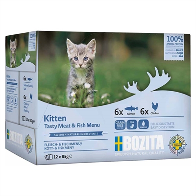 Bozita Feline Bidder i Sauce Til Killing MIXBOX 12x85g