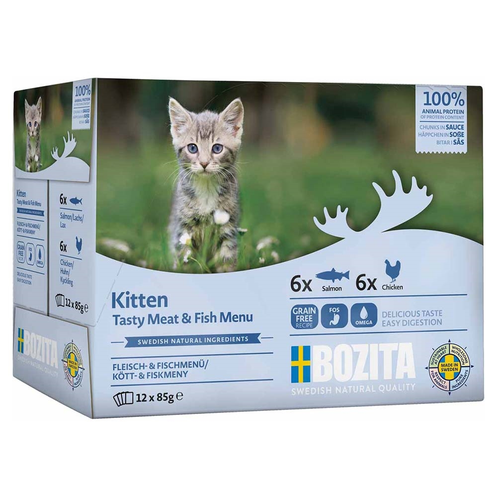 Bozita Feline Bidder i Sauce Til Killing MIXBOX 12x85g