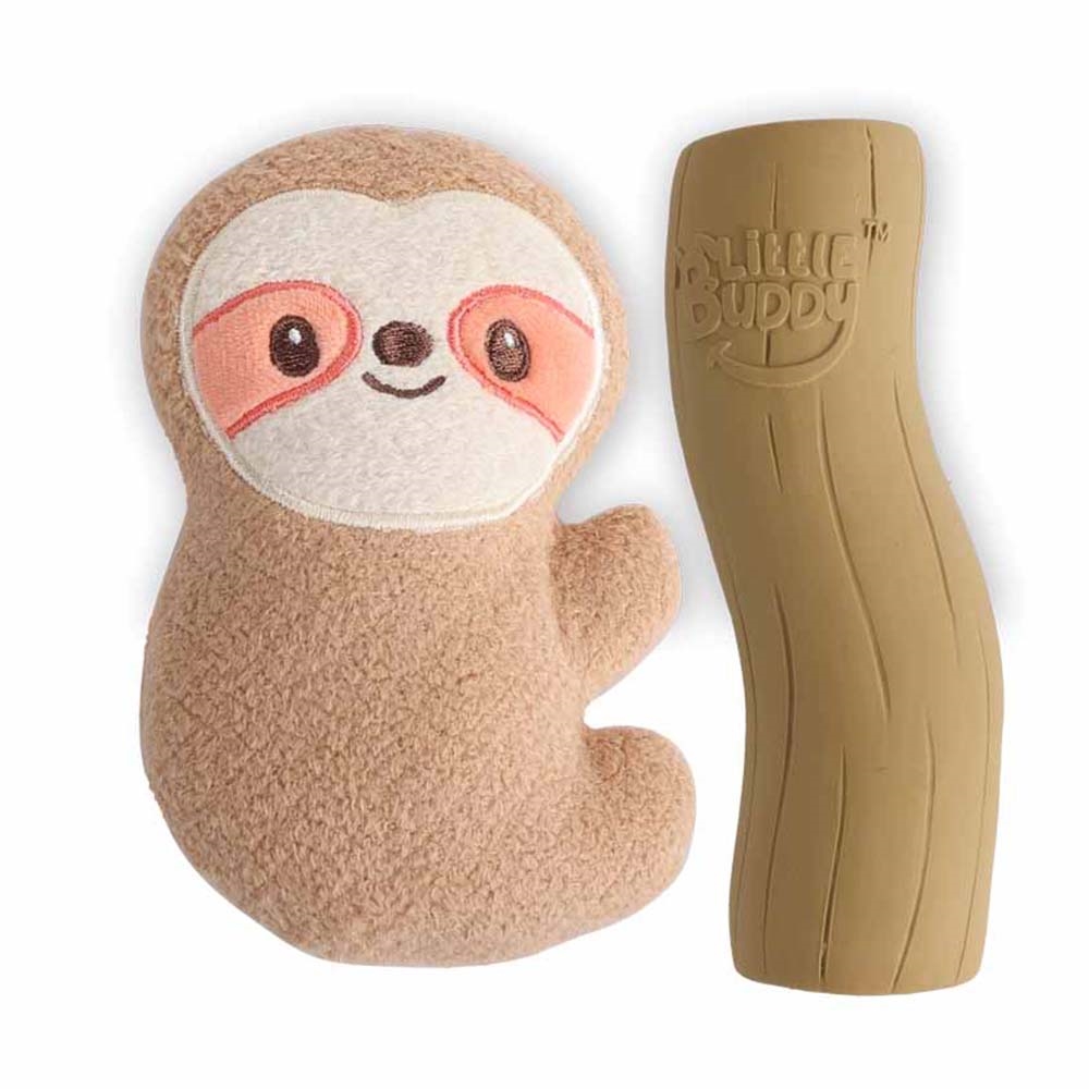 All For Paws Little Buddy Hvalpelegetøj Cuddle Dovendyr & Gren