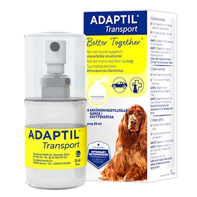 Adaptil Hunde Transport Og Adfærd Spray 20ml D.A.P.