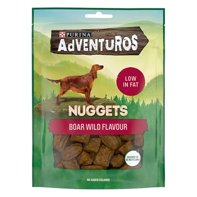 Adventuros Nuggets Boar Wild Flavour Hundegodbidder 90g