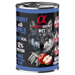 Alpha Spirit Wet Anchovy & Red Apple Vådfoder til Hunden 400g