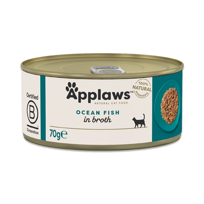 Applaws Kattefoder Ocean Fish in Broth 70g