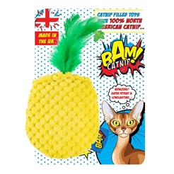 BAM Catnip Pineapple Festligt Kattelegetøj Med Katteurt