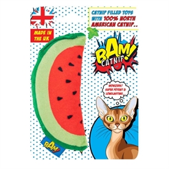 BAM Catnip Watermelon Festligt Kattelegetøj Med Katteurt