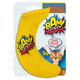 BAM Catnip Banana Festligt Kattelegetøj Med Katteurt
