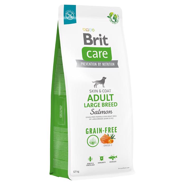 Hundefoder BRIT Care Grain Free ADULT Large Breed med Laks 12kg