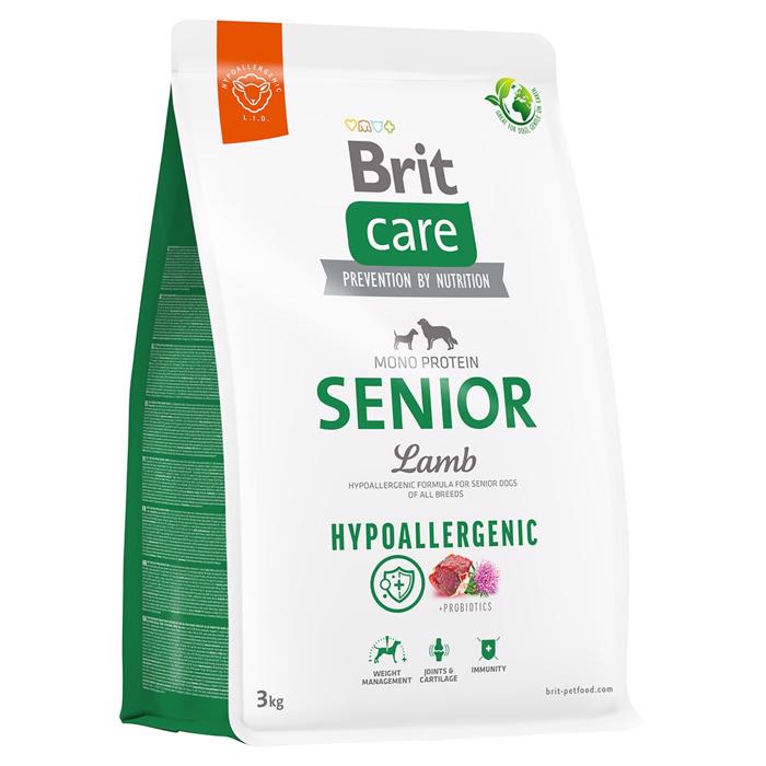 BRIT Care Hundefoder Til Ældre Hunde Hypoallergenic SENIOR med Lam
