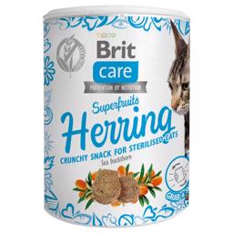 Brit Care Snack Til Katten Superfruits Herring 100gr