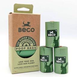 BECO Super Strong Poop Bags UDEN Duft 120 stk