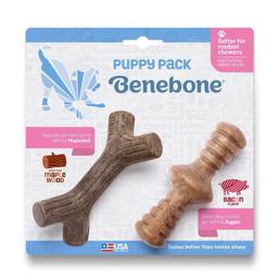 Benebone Puppy 2-Pack Maplestick & Zaggler Hvalpe Start Pakken