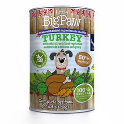 Little BigPaw Turkey Herlig vådfoder I Lækker Sovs Med Kalkun & Grønt 390g